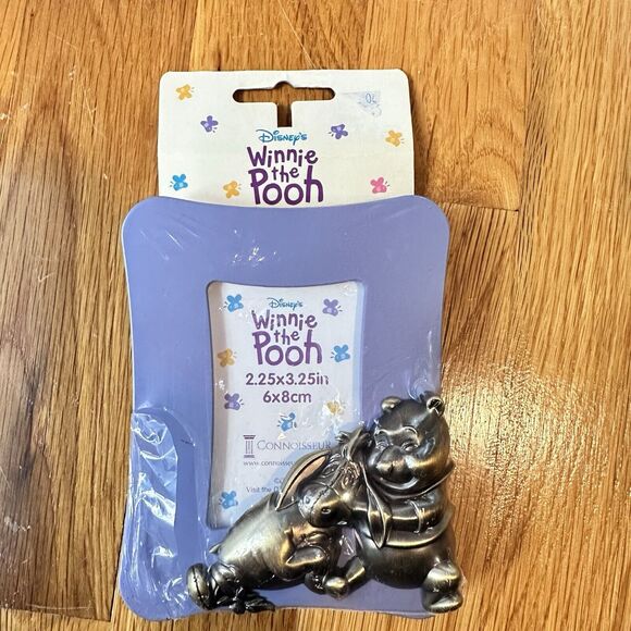Disney Vintage Y2K Winnie the Pooh Frame Eeyore 2.25" X 3.25" NIB Retro Purple - Picture 2 of 5